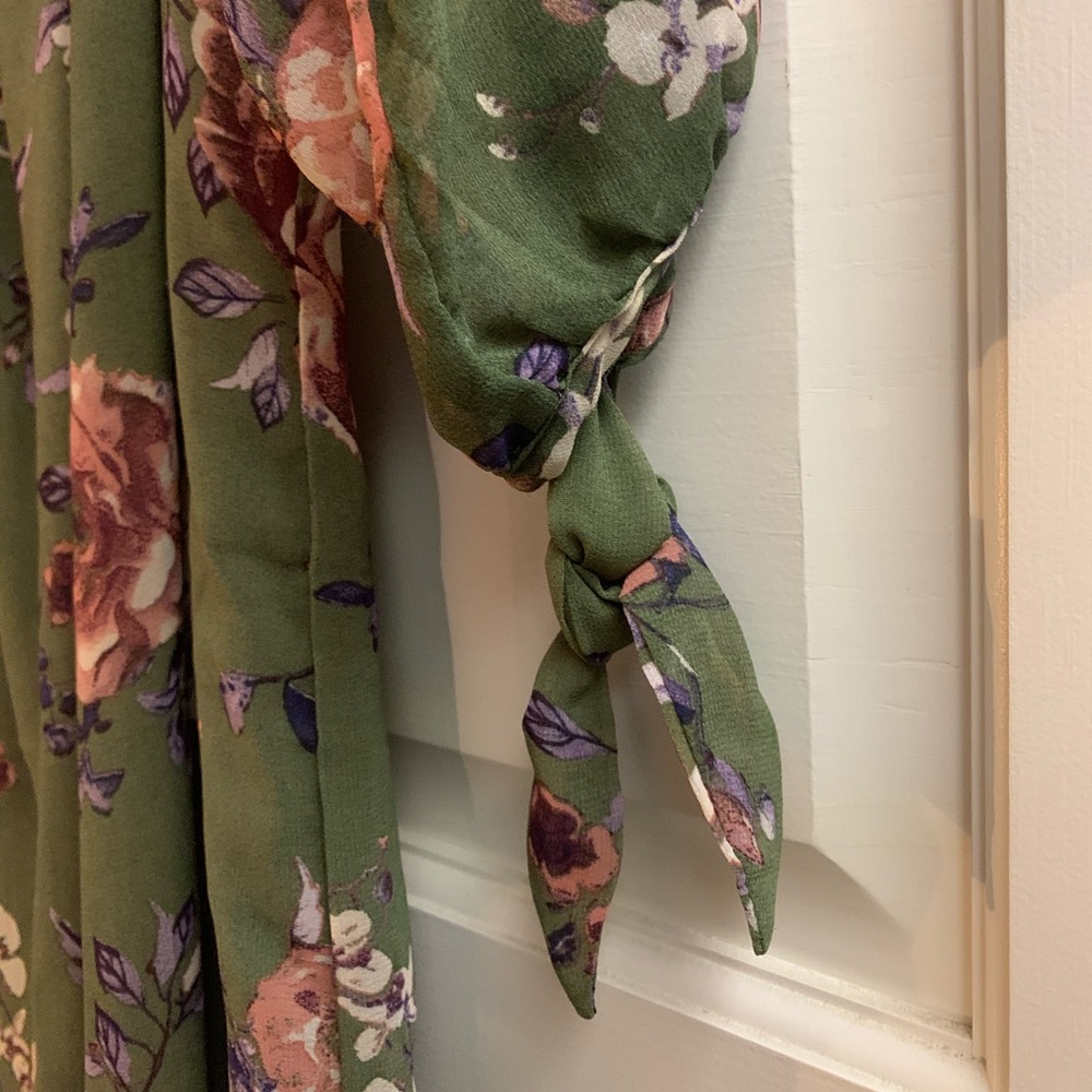 Green Floral Dress